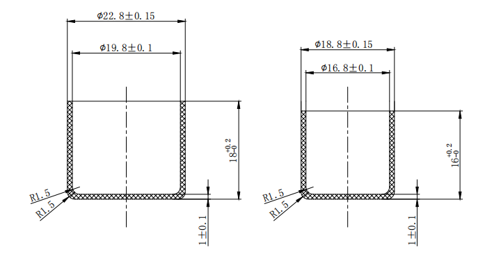 Crossing Polished SiC Enail Insert